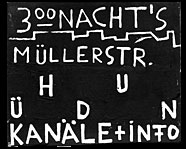 Müllerstr. Kanäle und Info